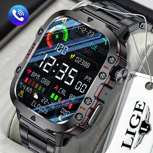 Lige Smart Kargo™ - Man Collection Sports Fitness Waterproof Smartwatch